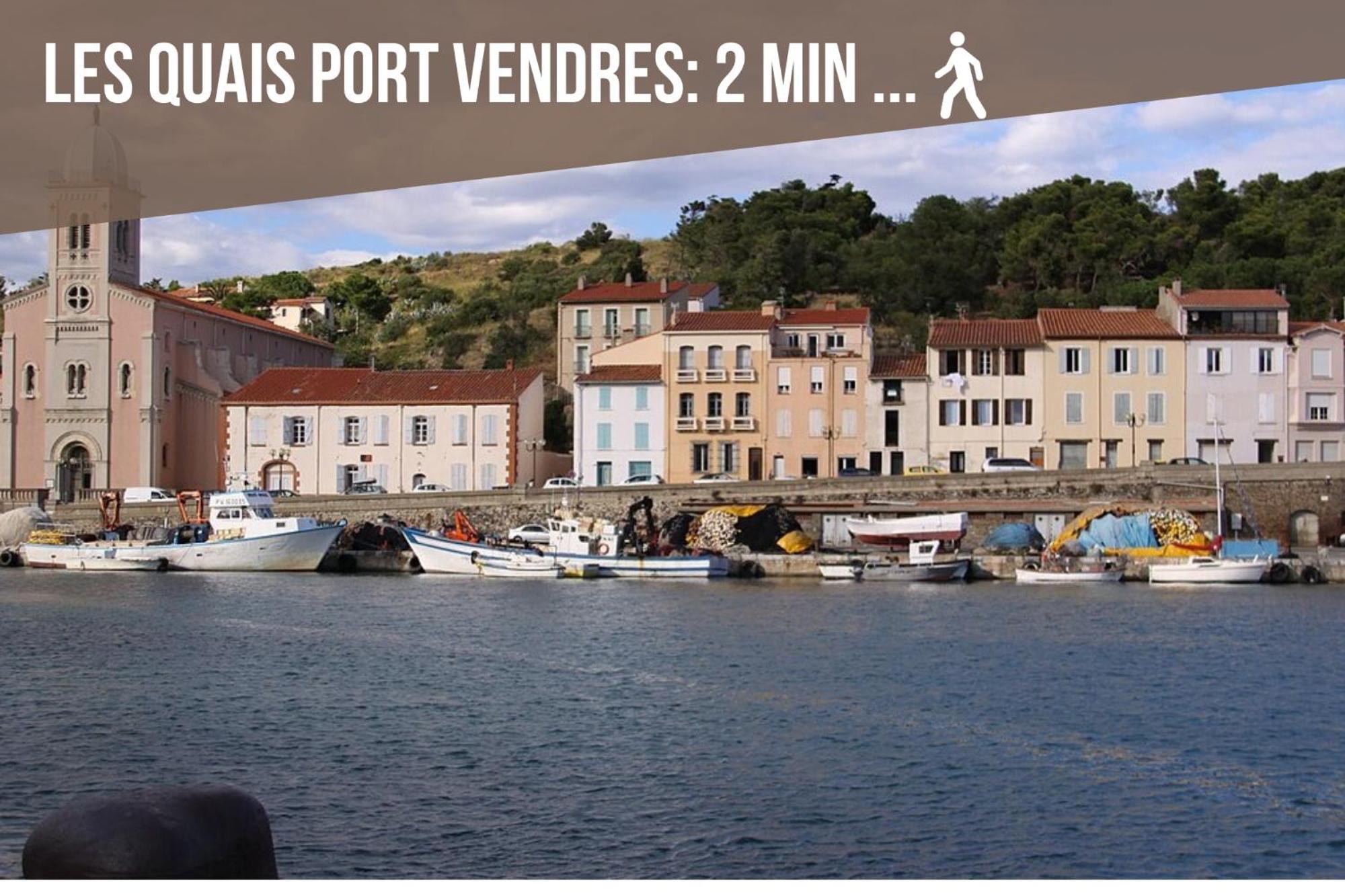 Port Vendres: appartement à deux pas du port Exterior foto