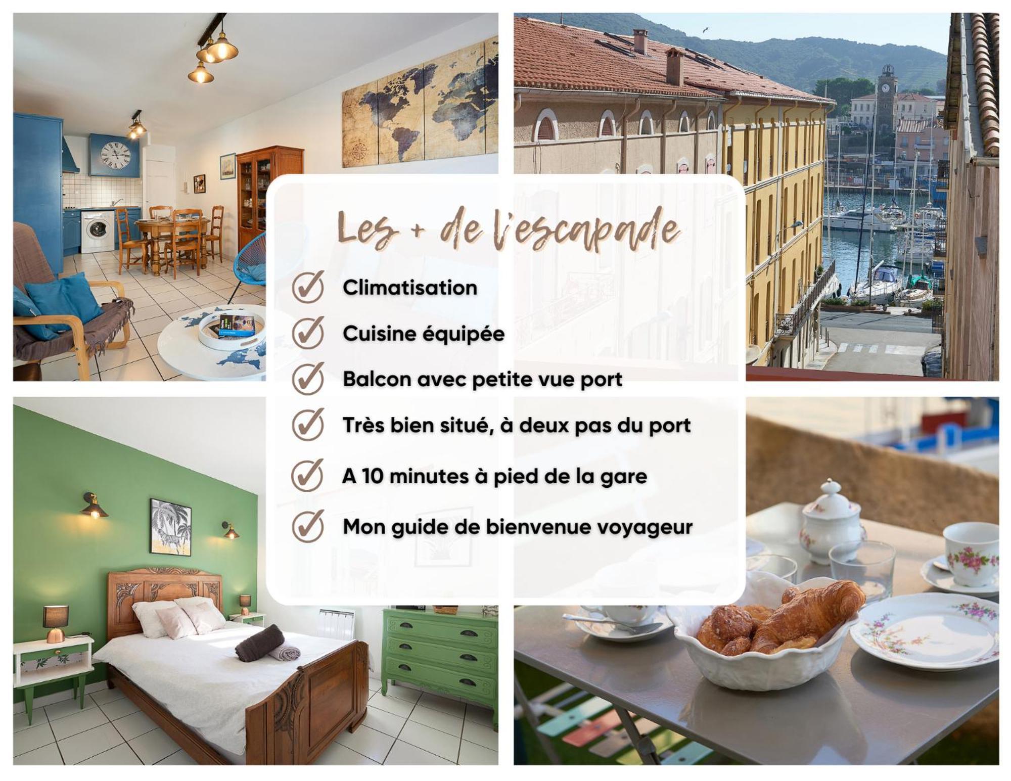 Port Vendres: appartement à deux pas du port Exterior foto
